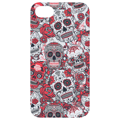 Skull Pattern - UV Color Printed Wood Phone Case
