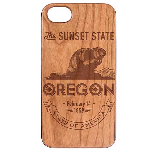 State Oregon 4 - Engraved