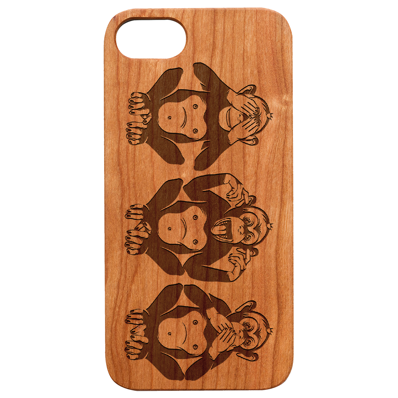 Three Wise Monkeys - Engraved