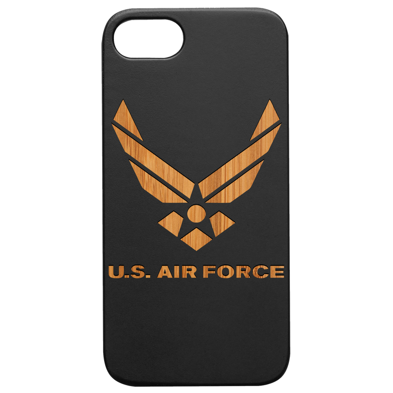 U.S. Airforce - Engraved Wood Phone Case