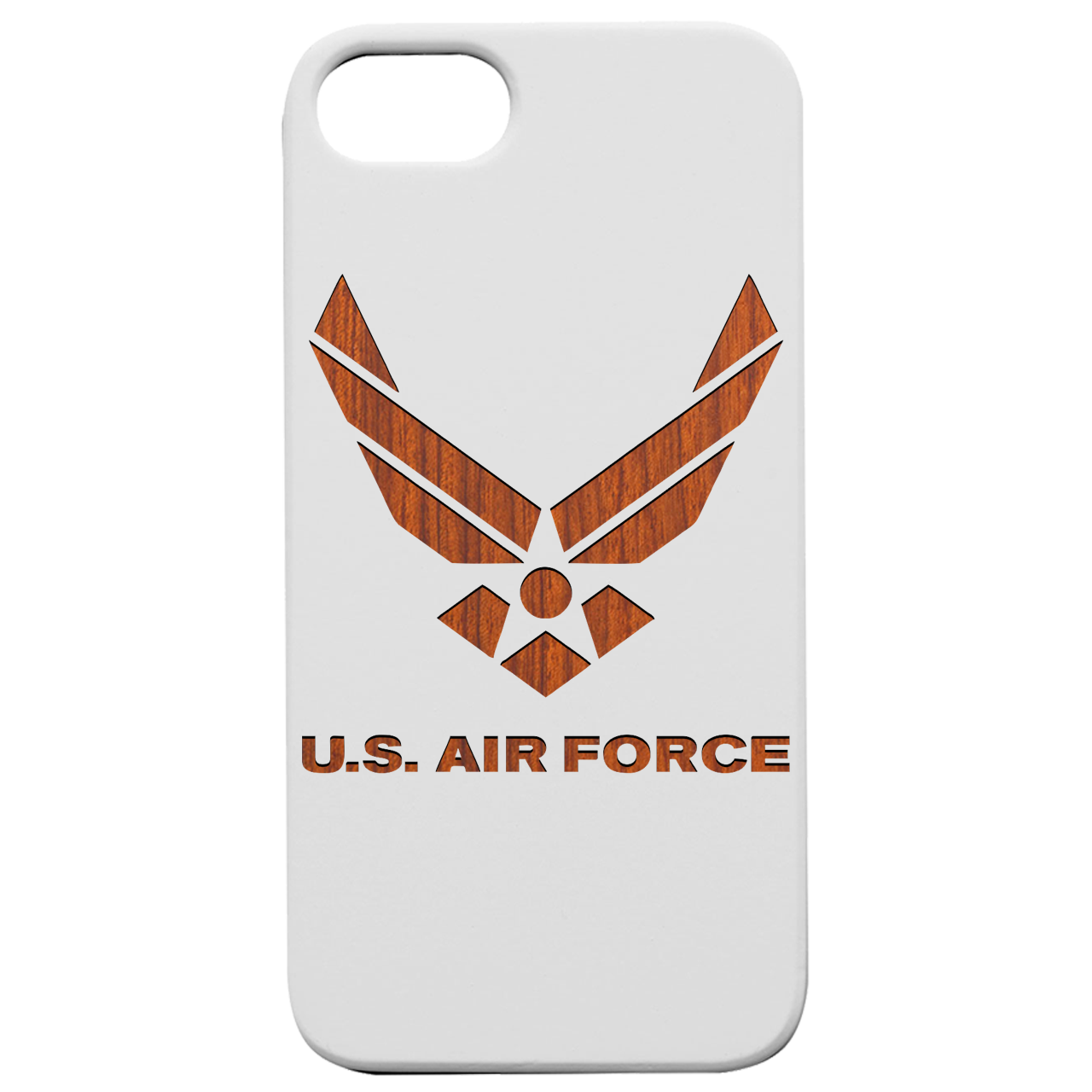 U.S. Airforce - Engraved Wood Phone Case