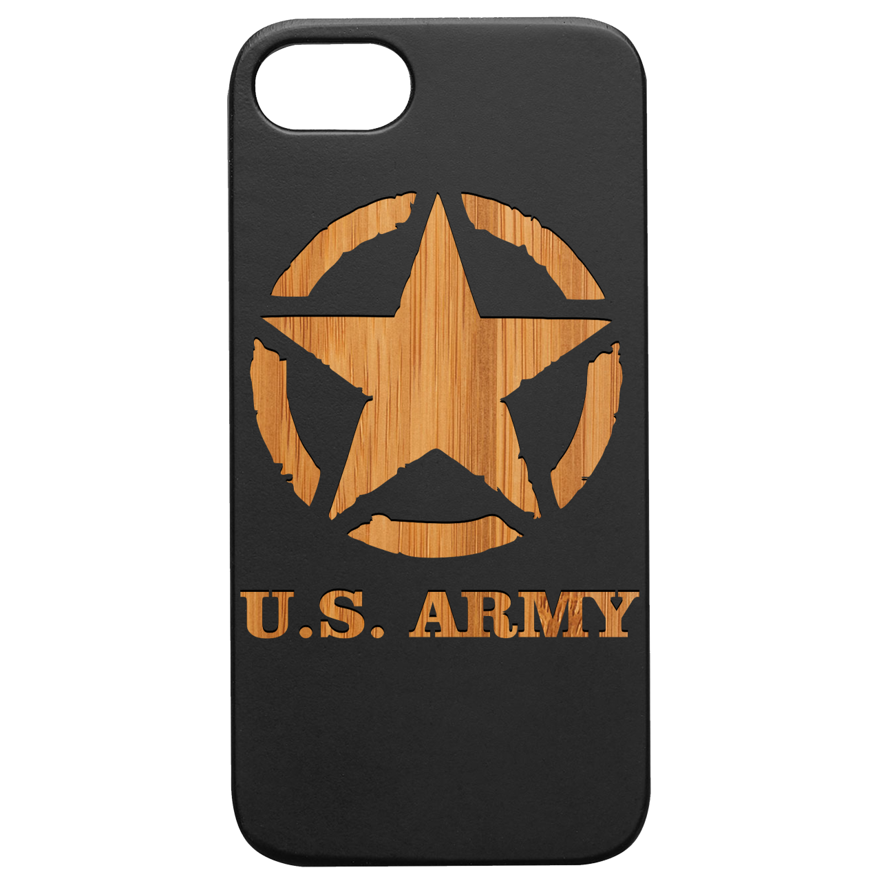 U.S. Army - Engraved Wood Phone Case
