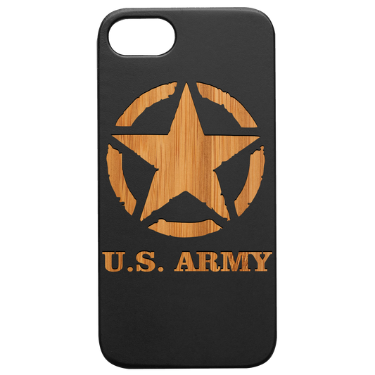 U.S. Army - Engraved Wood Phone Case