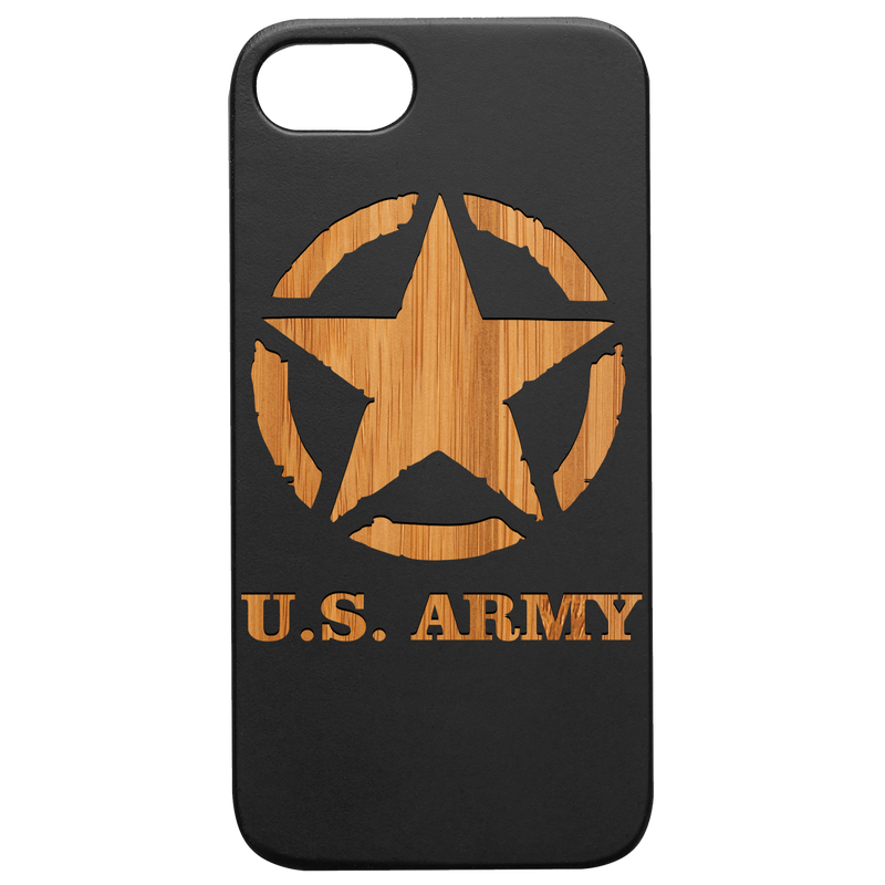 U.S. Army - Engraved Wood Phone Case