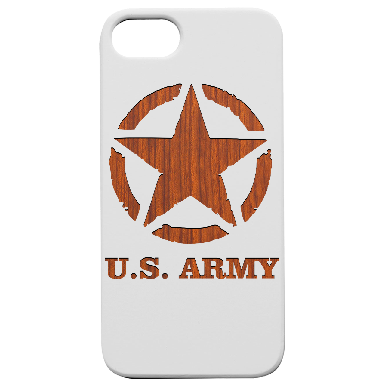 U.S. Army - Engraved Wood Phone Case