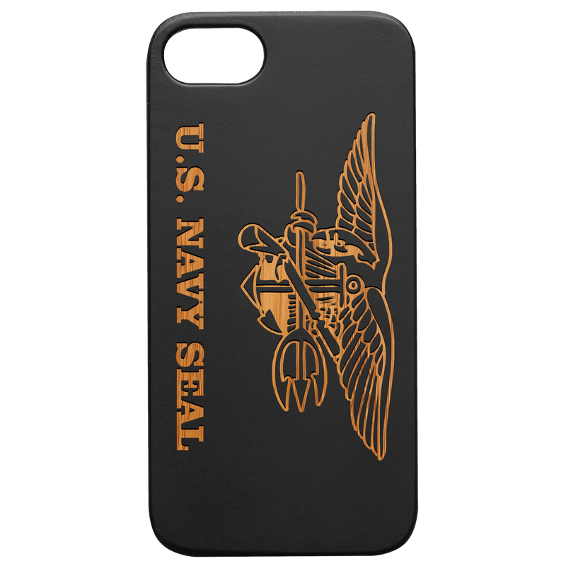 U.S. Navy Seal - Engraved Wood Phone Case
