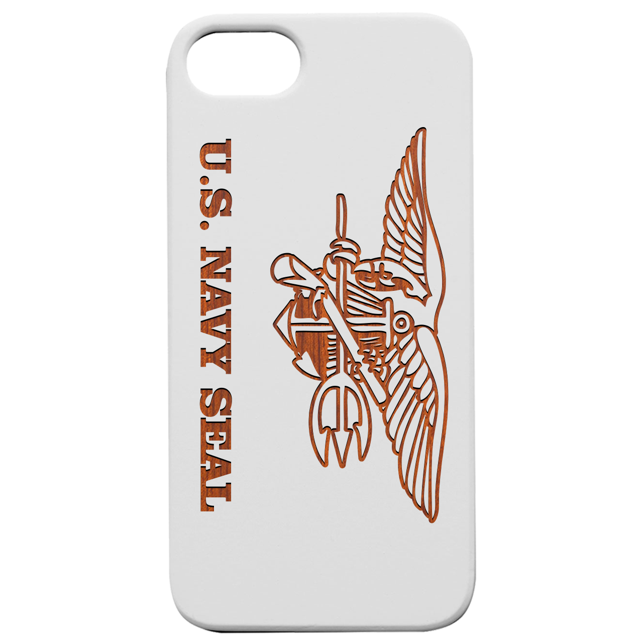 U.S. Navy Seal - Engraved Wood Phone Case