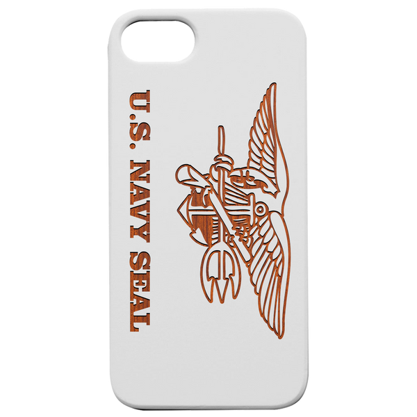 U.S. Navy Seal - Engraved Wood Phone Case