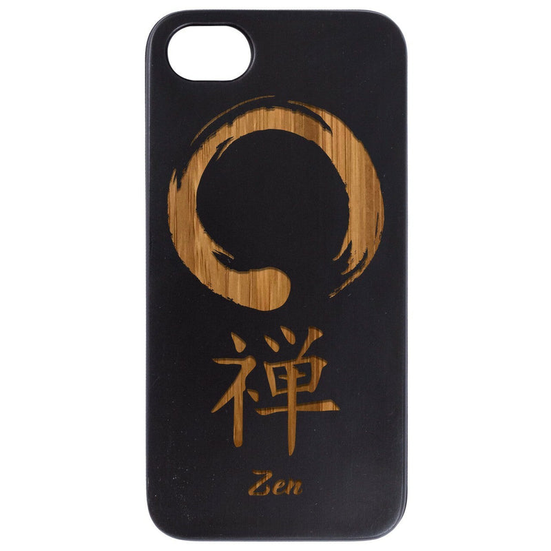 Zen Engraved Wood Phone Case